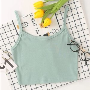 sage green cami